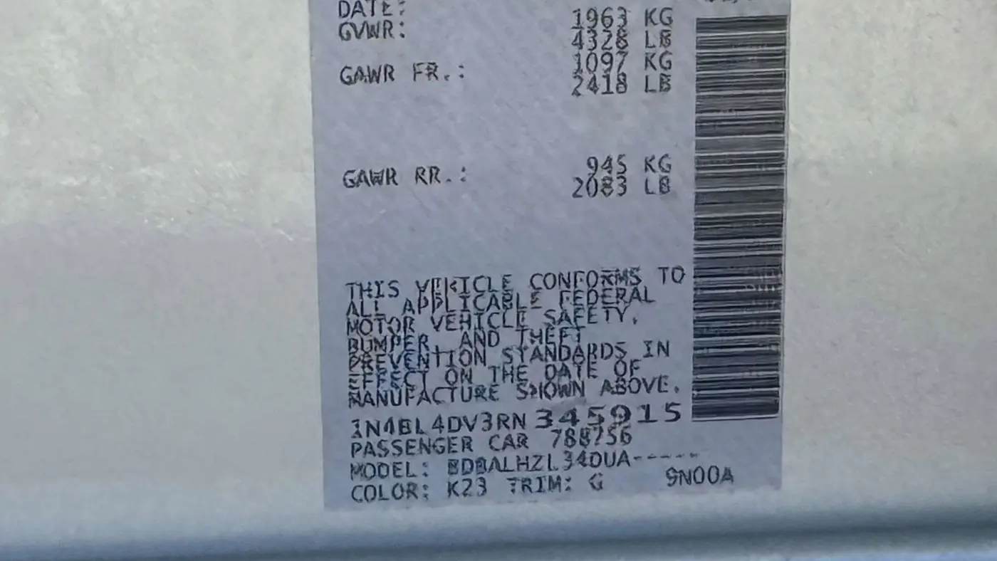 2024 Nissan Altima 2.5 SV