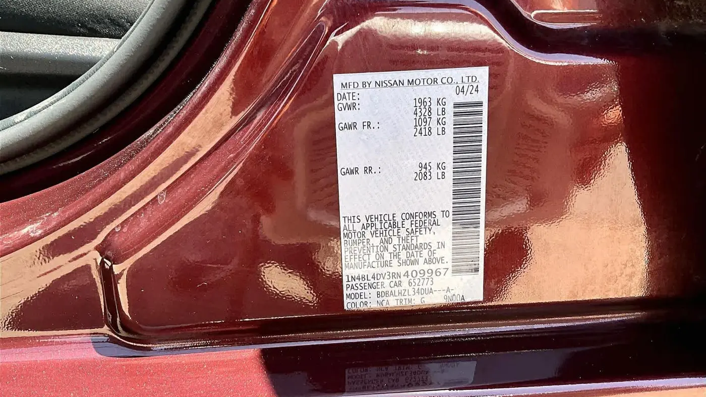 2024 Nissan Altima 2.5 SV