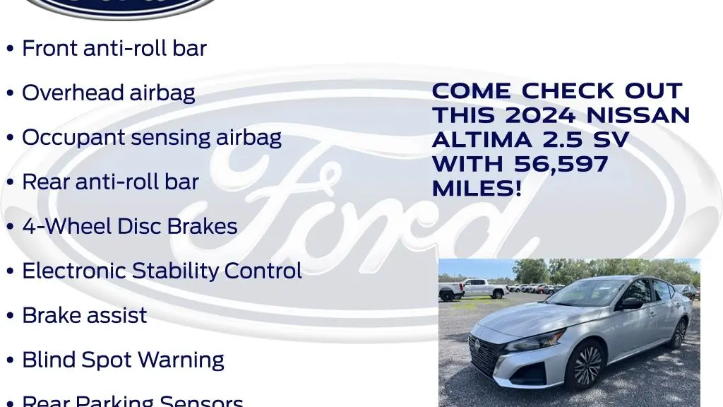 2024 Nissan Altima 2.5 SV