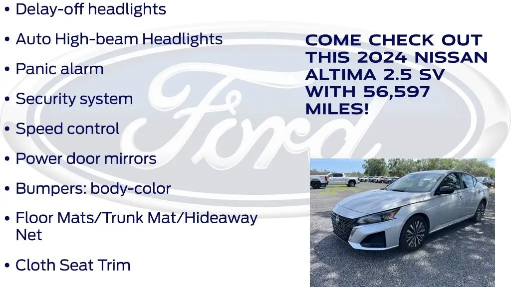 2024 Nissan Altima 2.5 SV
