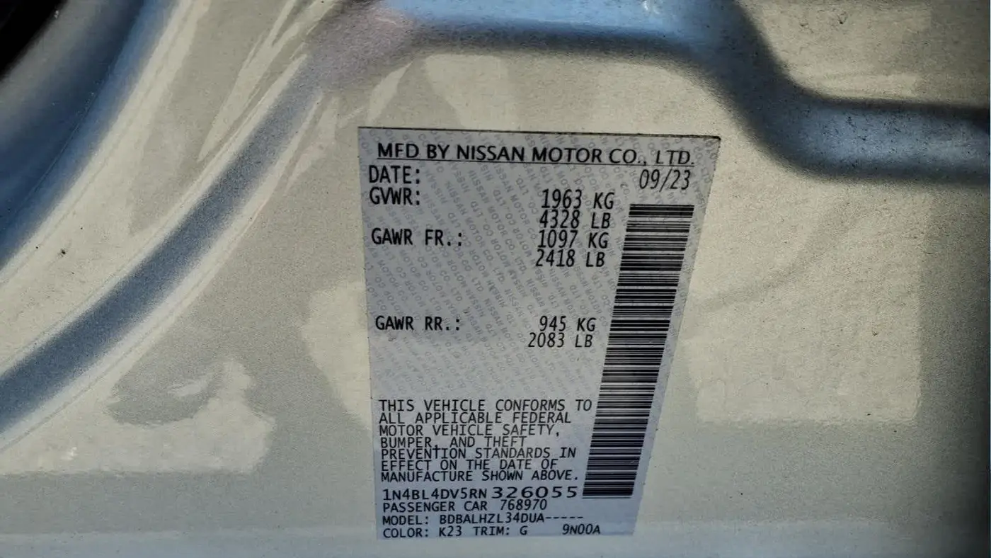 2024 Nissan Altima 2.5 SV