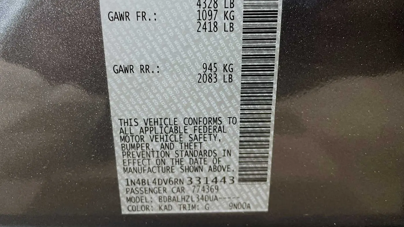 2024 Nissan Altima 2.5 SV