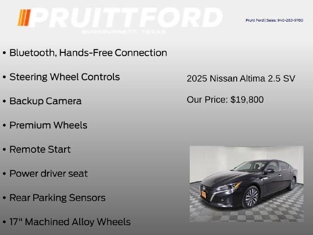 2025 Nissan Altima - $19,800
