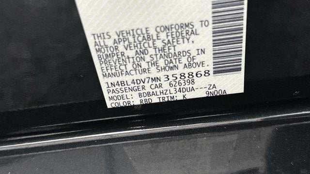 2021 Nissan Altima 2.5 SV