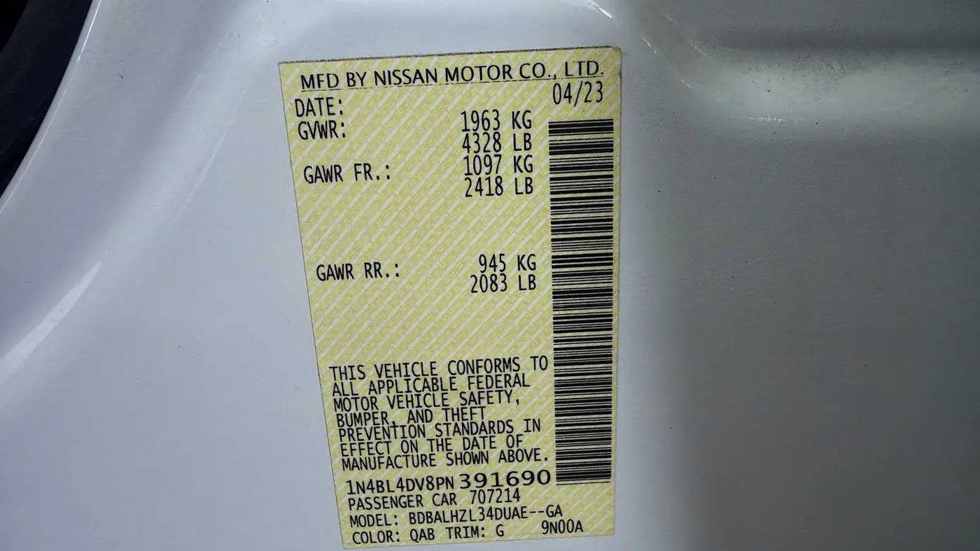 2023 Nissan Altima 2.5 SV