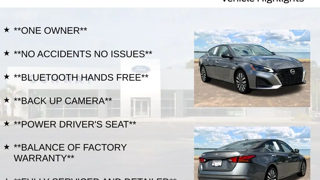 2024 Nissan Altima 2.5 SV