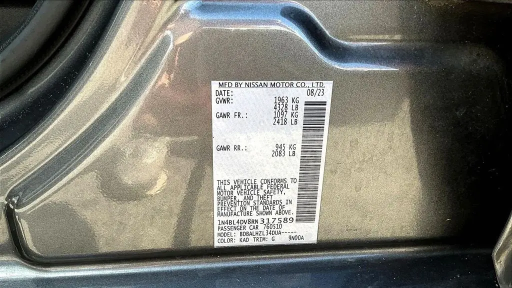 2024 Nissan Altima 2.5 SV