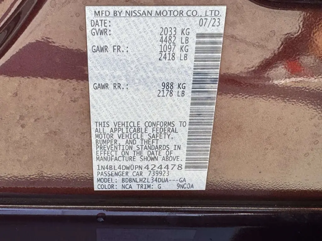 2023 Nissan Altima - $18,998