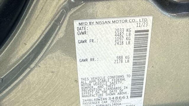 2024 Nissan Altima 2.5 SV