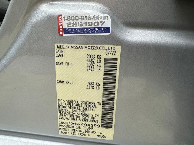2022 Nissan Altima - $19,010