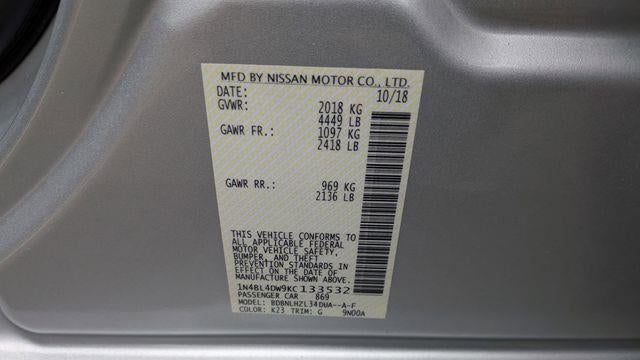 2019 Nissan Altima 2.5 SV