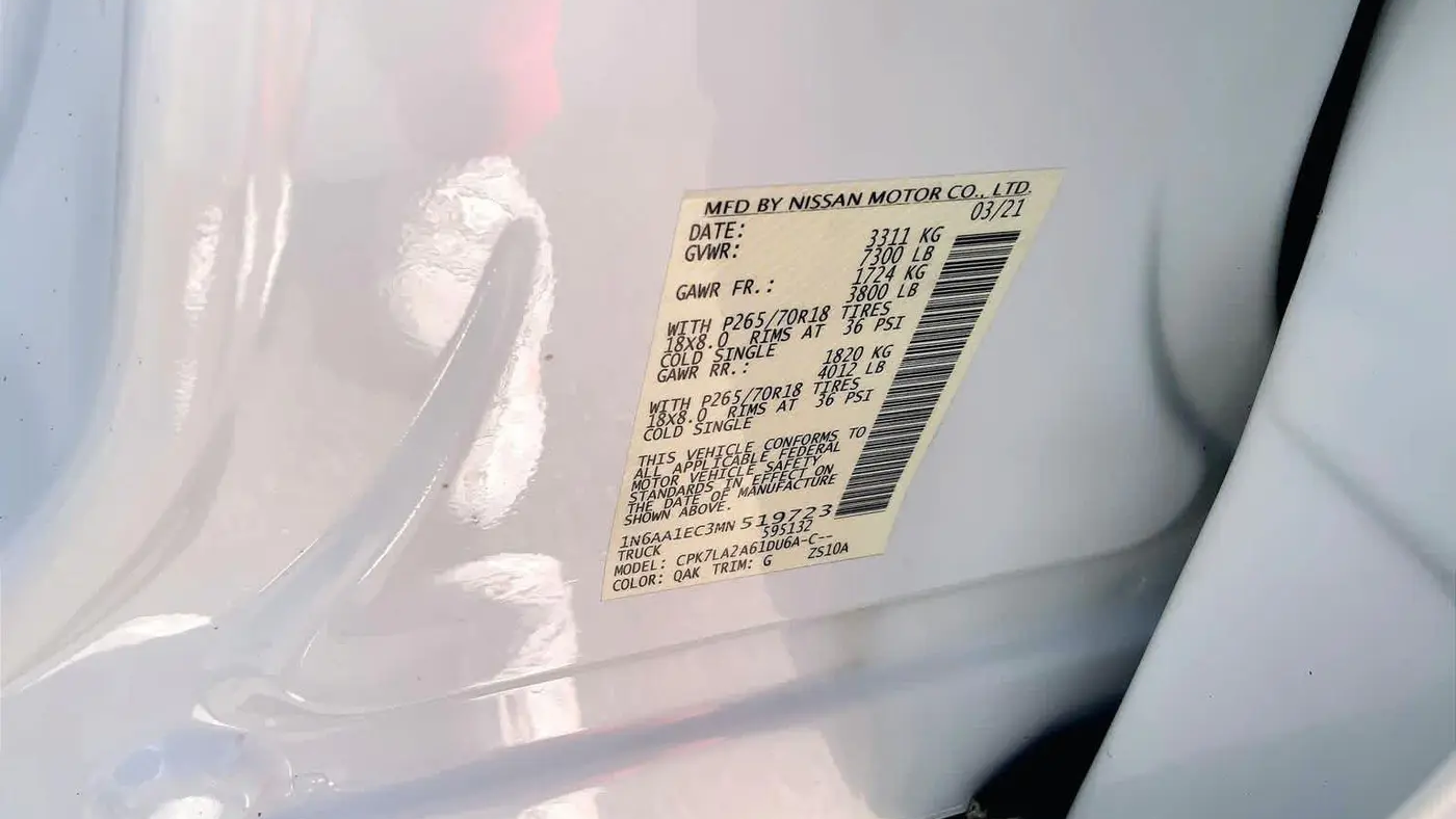 2021 Nissan Titan S