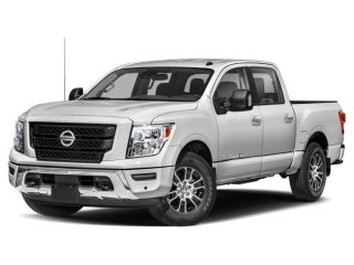 2022 Nissan Titan with Red Alert Exterior
