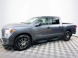 2024 Nissan Titan with Gun Metallic Exterior