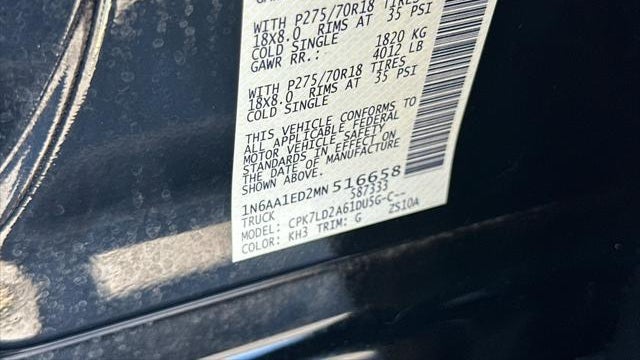 2021 Nissan Titan PRO-4X