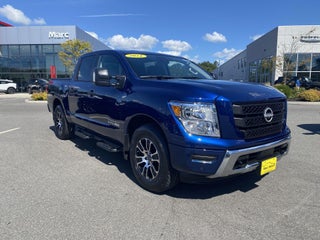 2024 Nissan Titan with Deep Blue Pearl Exterior