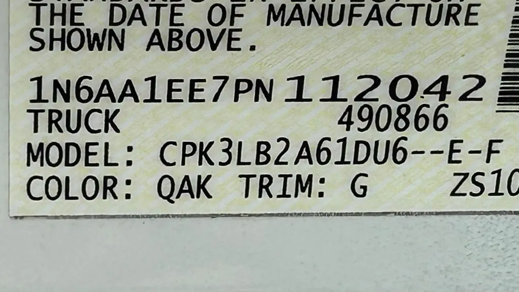 2023 Nissan Titan S