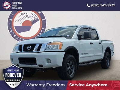 2015 Nissan Titan 4X4 PRO-4X 4DR Crew Cab SWB Pickup