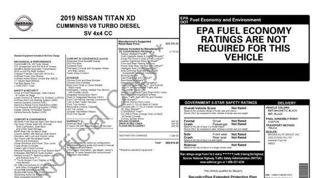 2019 Nissan Titan XD S