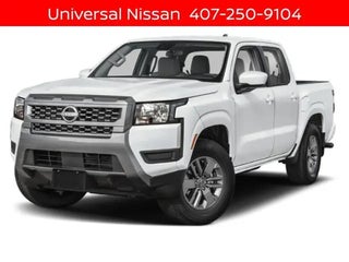 2025 Nissan Frontier with Glacier White Exterior