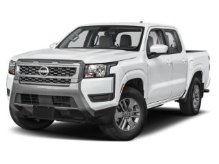 2025 Nissan Frontier with Glacier White Exterior