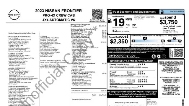2023 Nissan Frontier S