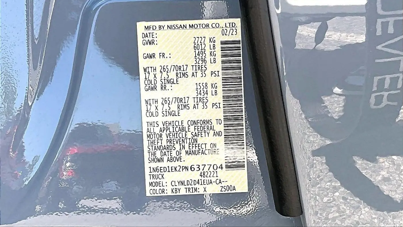 2023 Nissan Frontier S
