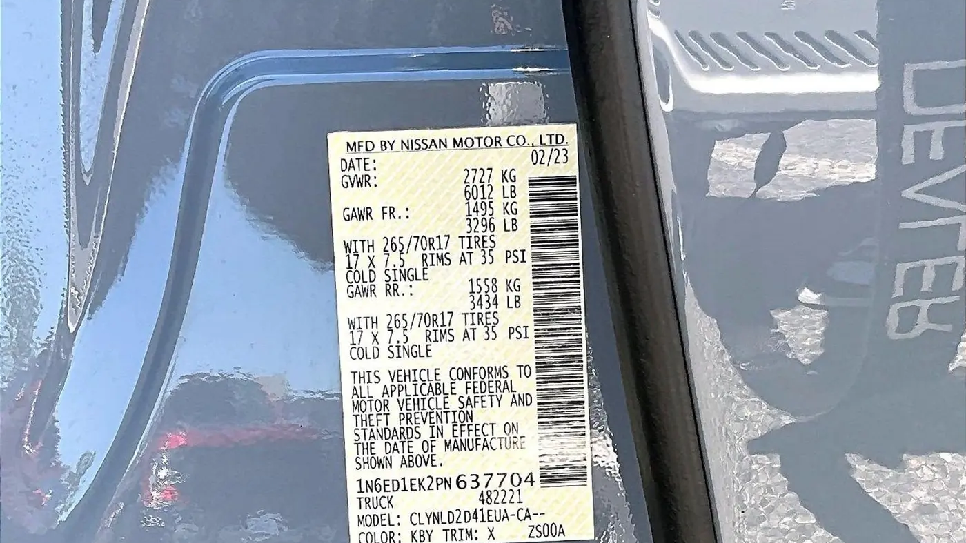 2023 Nissan Frontier S