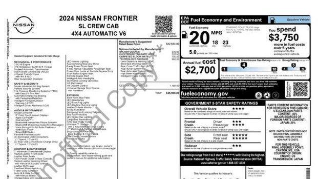 2024 Nissan Frontier S