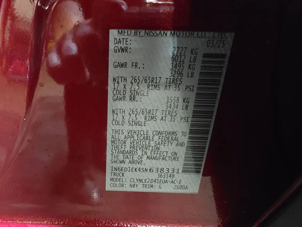 2025 Nissan Frontier - $37,689