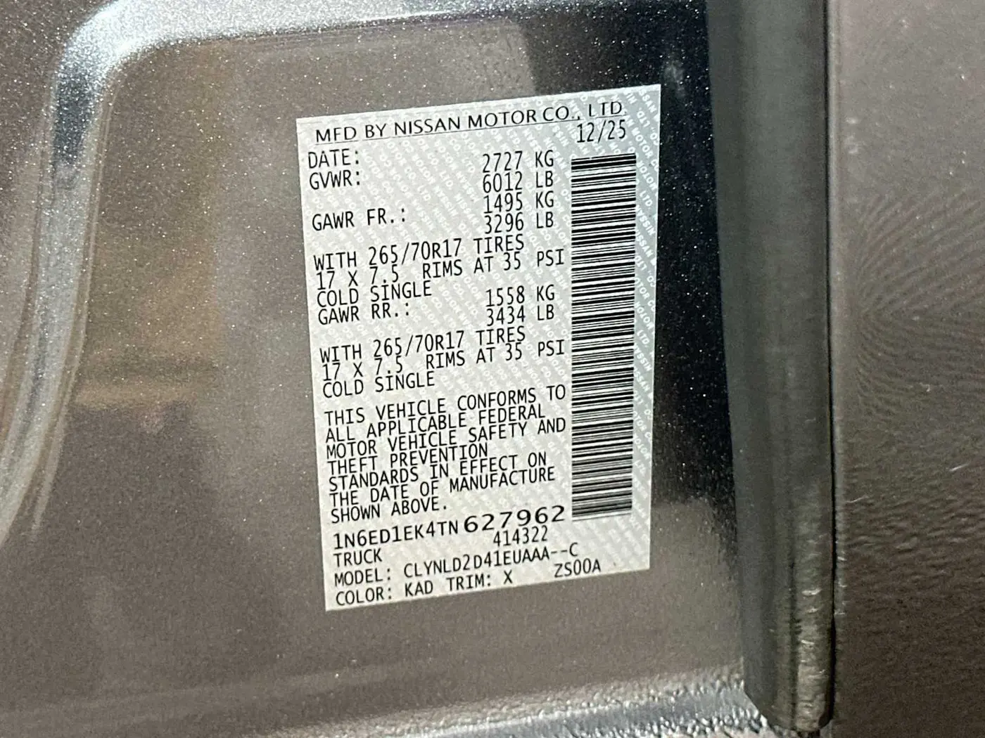 2026 Nissan Frontier - $38,995