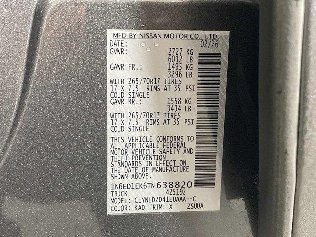 2026 Nissan Frontier - $38,995