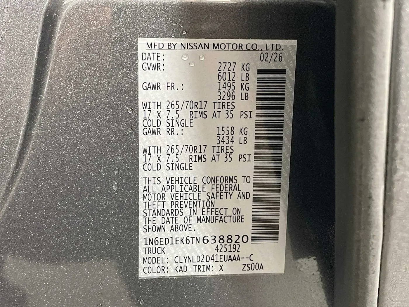 2026 Nissan Frontier - $38,995
