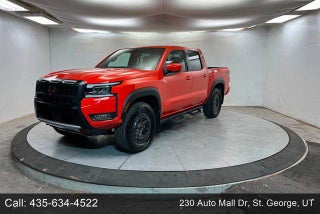 2025 Nissan Frontier with Afterburn Orange Exterior