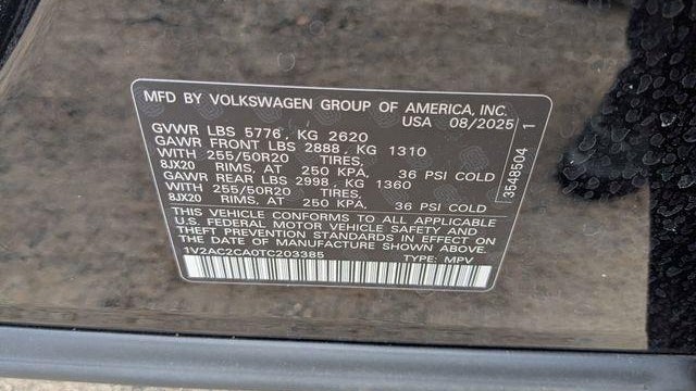 2026 Volkswagen Atlas Cross Sport SEL R-Line Black 4Motion