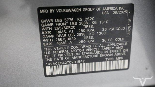 2026 Volkswagen Atlas Cross Sport SEL R-Line Black 4Motion