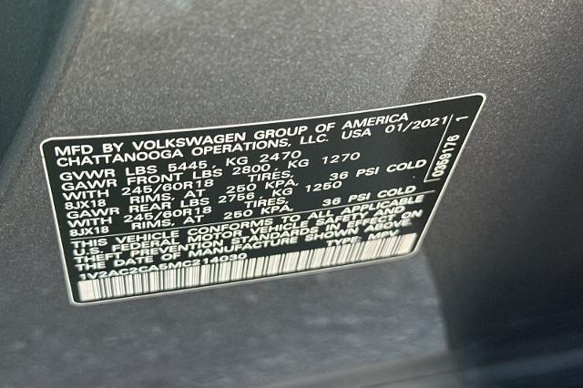 2021 Volkswagen Atlas - $17,995