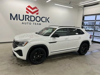 2026 Volkswagen Atlas Cross Sport with Opal White Pearl Exterior