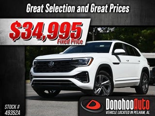 2024 Volkswagen Atlas Cross Sport with Opal White Pearl Exterior