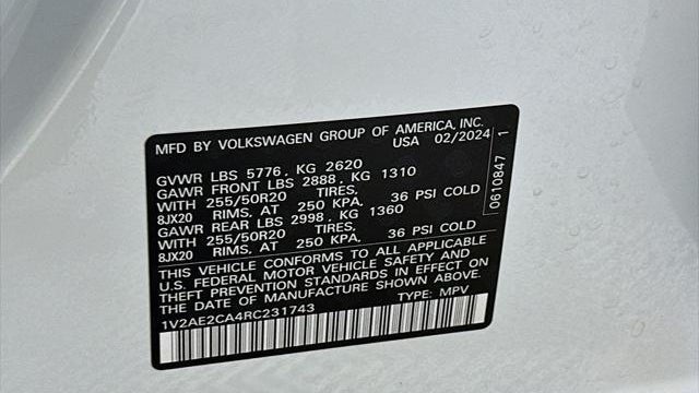 2024 Volkswagen Atlas Cross Sport SEL R-Line 4Motion