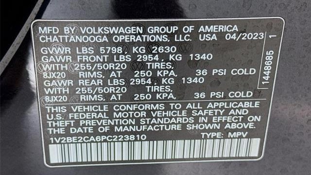 2023 Volkswagen Atlas Cross Sport V6 SEL 4Motion