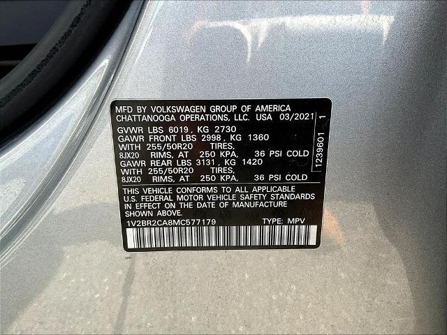 2021 Volkswagen Atlas - $17,299