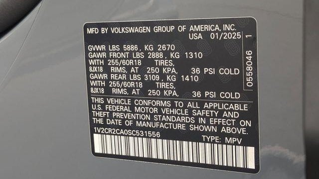 2025 Volkswagen Atlas Peak Edition 4Motion