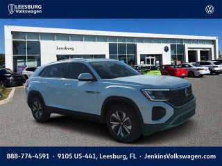 2026 Volkswagen Atlas Cross Sport with Opal White Pearl Exterior