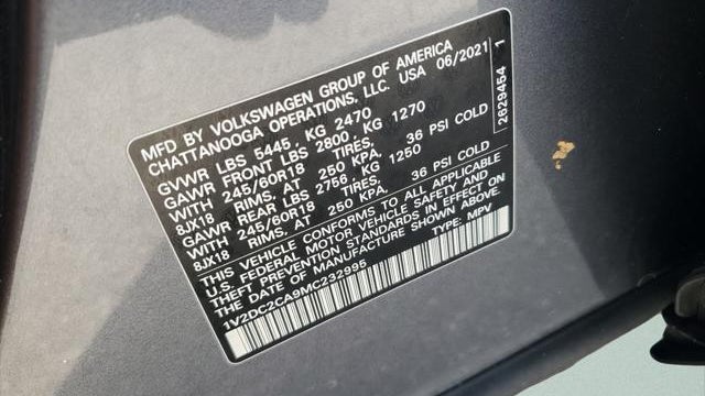 2021 Volkswagen Atlas Cross Sport SE