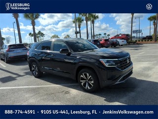 2026 Volkswagen Atlas Cross Sport with Deep Black Pearl Exterior