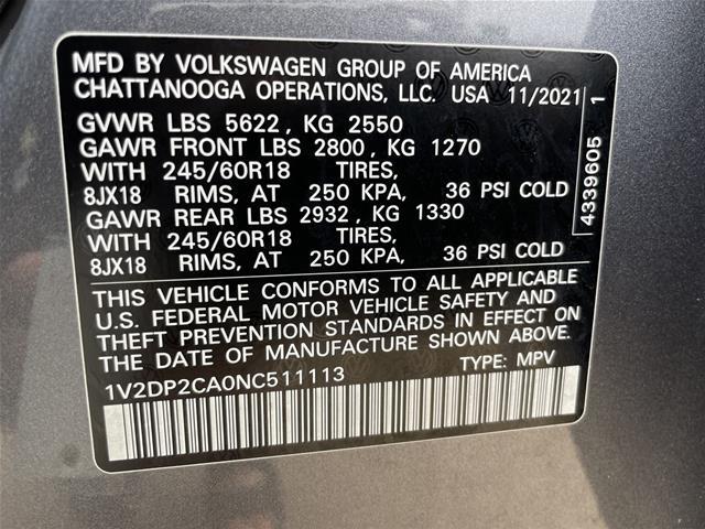 2022 Volkswagen Atlas - $18,680