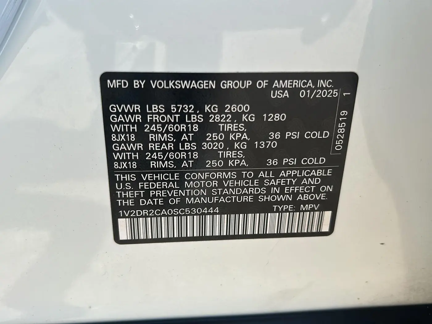 2025 Volkswagen Atlas - $28,900