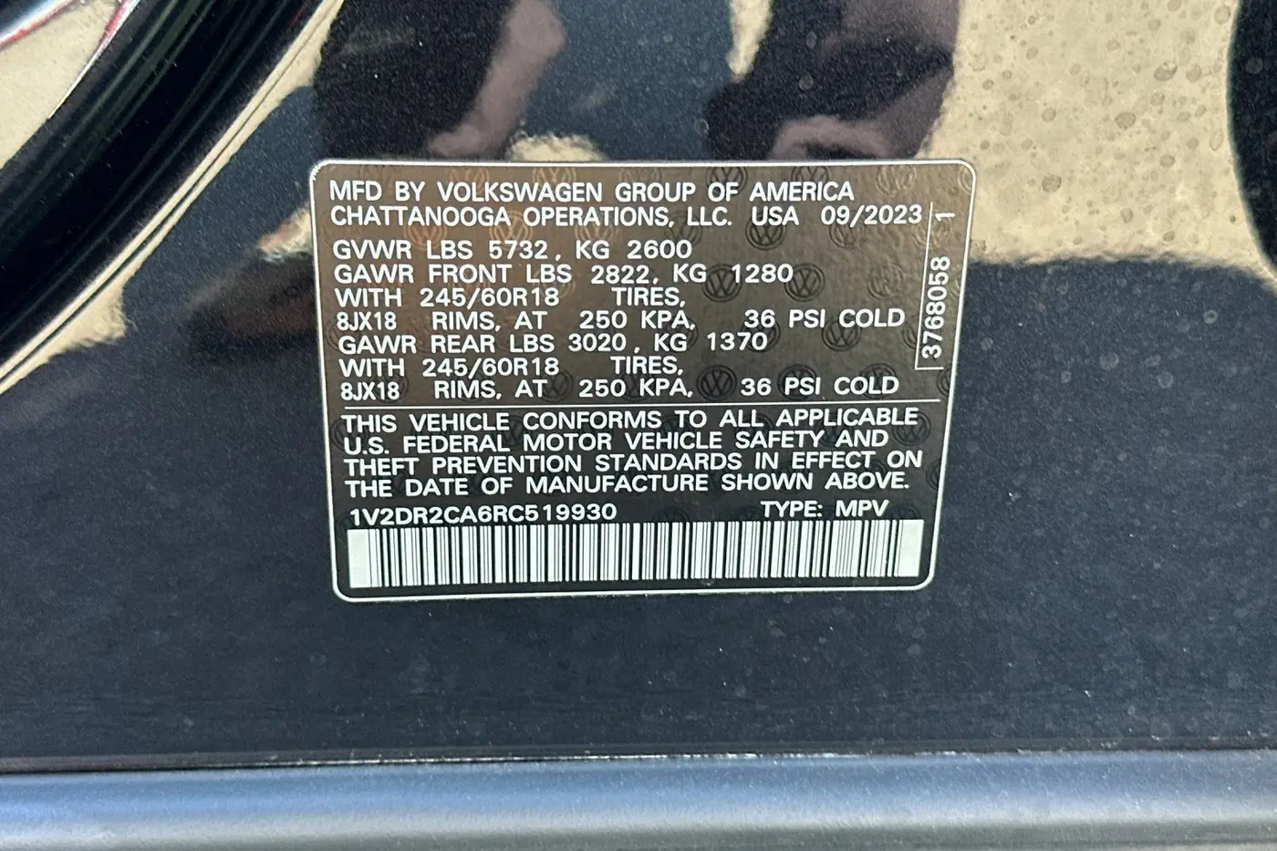 2024 Volkswagen Atlas - $25,788