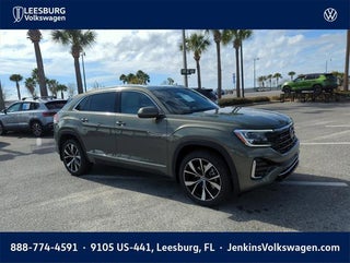 2026 Volkswagen Atlas Cross Sport with Avocado Green Pearl Exterior